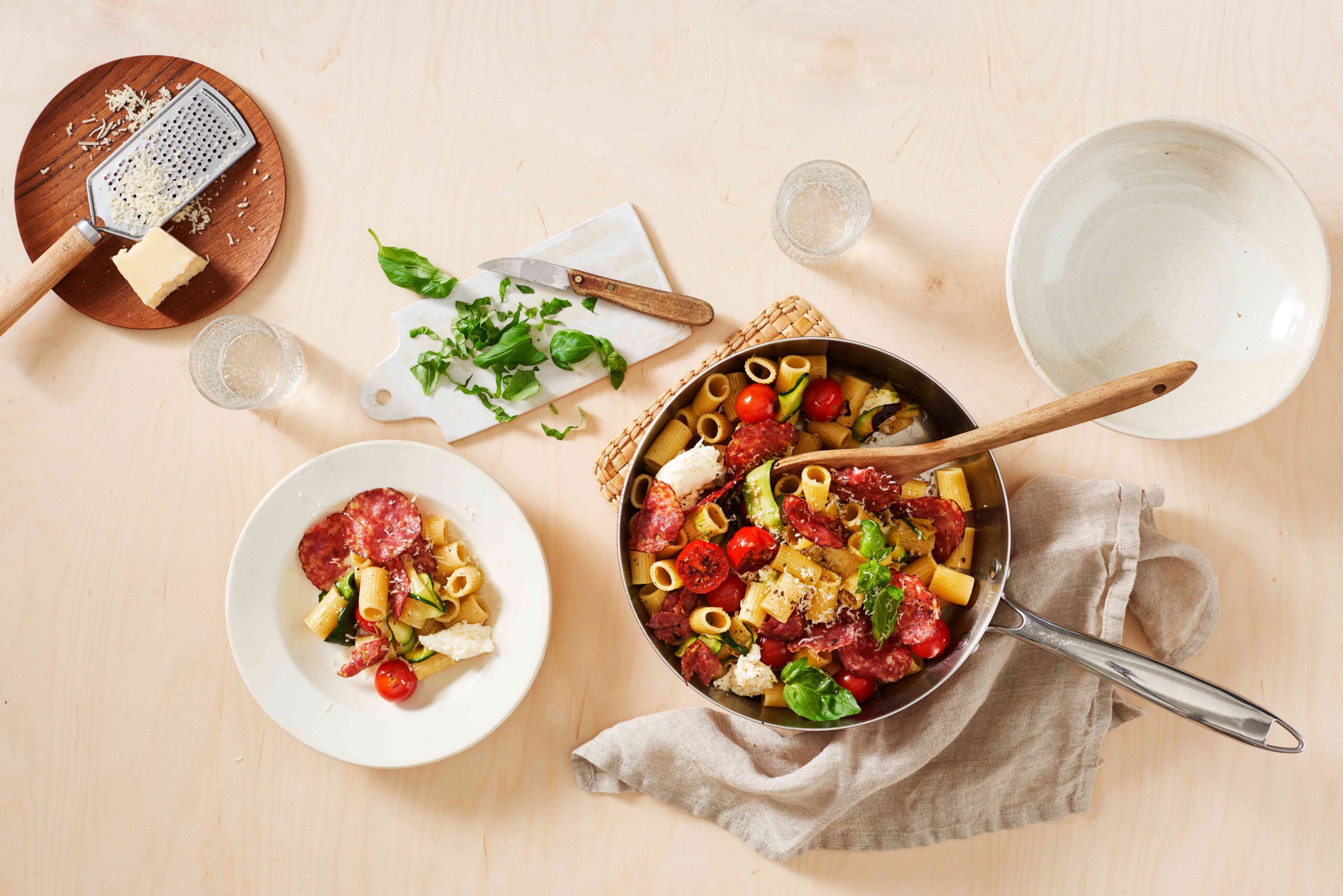 Kotivaran pepperonipasta arkeen